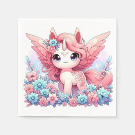 Guardanapo De Papel Chá de fraldas de Unicórnio Divertido Fantasy