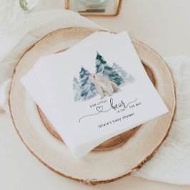 Guardanapo De Papel Chá de fraldas de urso polar