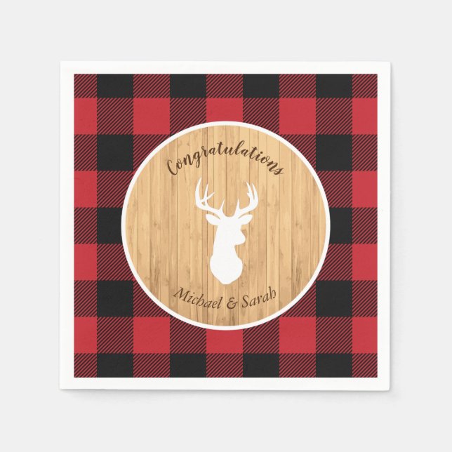 Guardanapo De Papel Chá de fraldas de veado (Frente)