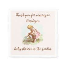 Chá de fraldas de Vintage Girl no Jardim