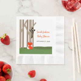 Guardanapo De Papel Chá de fraldas de Woodland Babies