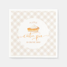 Chá de fraldas de xadrez de queda de torta de abób