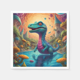 Guardanapo De Papel Chá de fraldas Dino-Mite