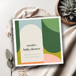 Guardanapo De Papel Chá de fraldas do Abstrato de trava retrógrada col