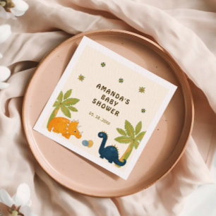 Guardanapo De Papel Chá de fraldas do Dinossauro de Cartoon Bonito