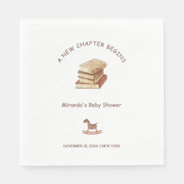 Guardanapo De Papel Chá de fraldas do novo livro de capítulo minimalis