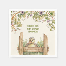 Guardanapo De Papel Chá de fraldas do Pato Bebês