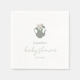 Guardanapo De Papel Chá de fraldas do Tea Party Garden