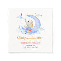 Chá de fraldas do Tema Náutico