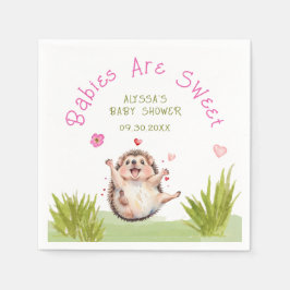 Guardanapo De Papel Chá de fraldas doce do festival de Hedgehog