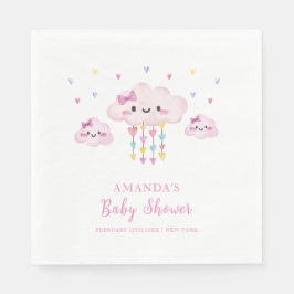 Guardanapo De Papel Chá de fraldas doce e colorido Raindrop Sweetheart