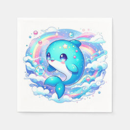 Guardanapo De Papel Chá de fraldas Dolphin Adorable