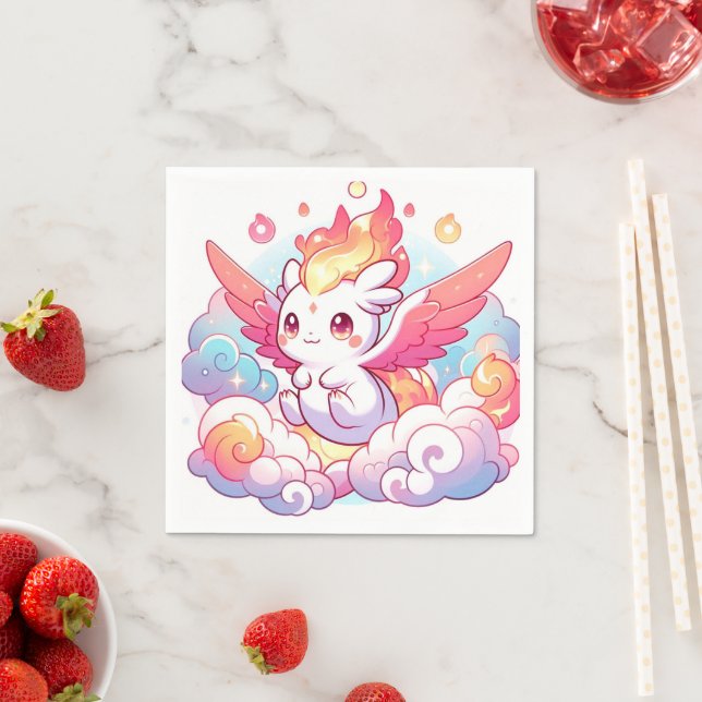 Guardanapo De Papel Chá de fraldas Dragão Elegante (Insitu)