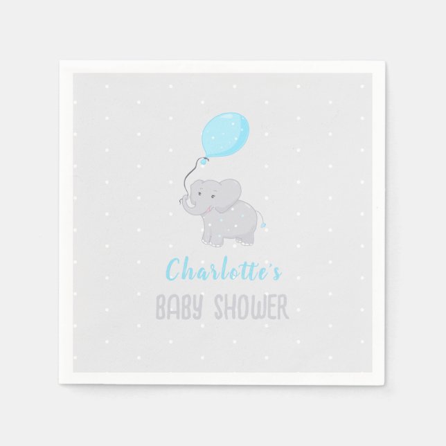 Guardanapo De Papel Chá de fraldas Elefante Bonito (Frente)