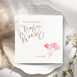 Guardanapo De Papel Chá de fraldas Elegante de Balão Neutro de Gênero