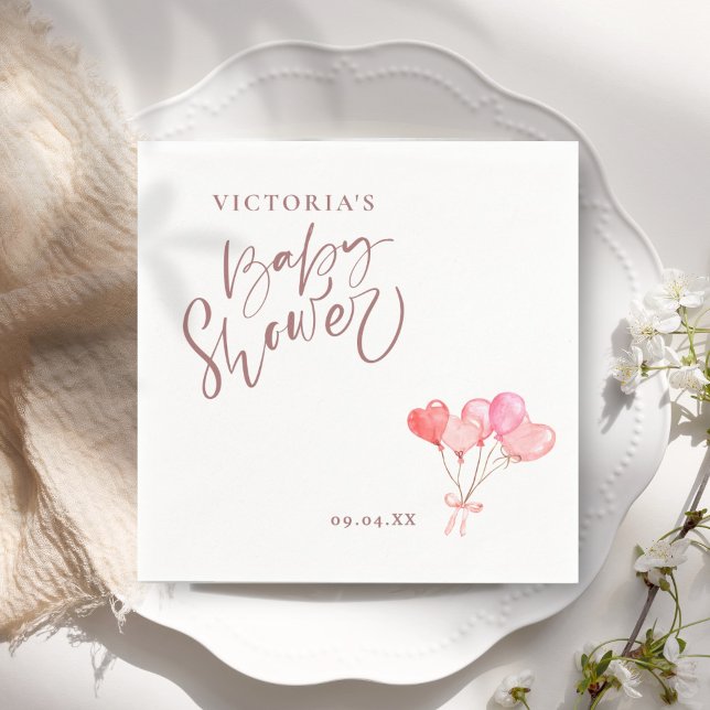 Guardanapo De Papel Chá de fraldas Elegante de Balão Neutro de Gênero (Criador carregado)