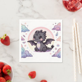 Guardanapo De Papel Chá de fraldas Elegante Whimsical