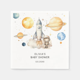 Guardanapo De Papel Chá de fraldas Espacial do Astronauta Cute Boy