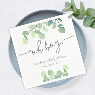 Guardanapo De Papel Chá de fraldas Eucalyptus Oh Boy