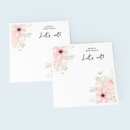 Guardanapo De Papel Chá de fraldas Floral Rosa