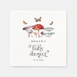 Guardanapo De Papel Chá de fraldas Florestal de Mushroom