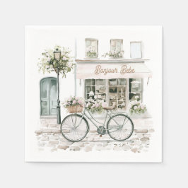 Guardanapo De Papel Chá de fraldas Francês Bonjour Bebe