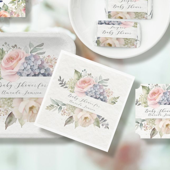 Guardanapo De Papel Chá de fraldas Inglês Elegante Country Rosa Rose (Criador carregado)