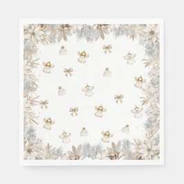 Guardanapo De Papel Chá de fraldas Invernal Floral Angels