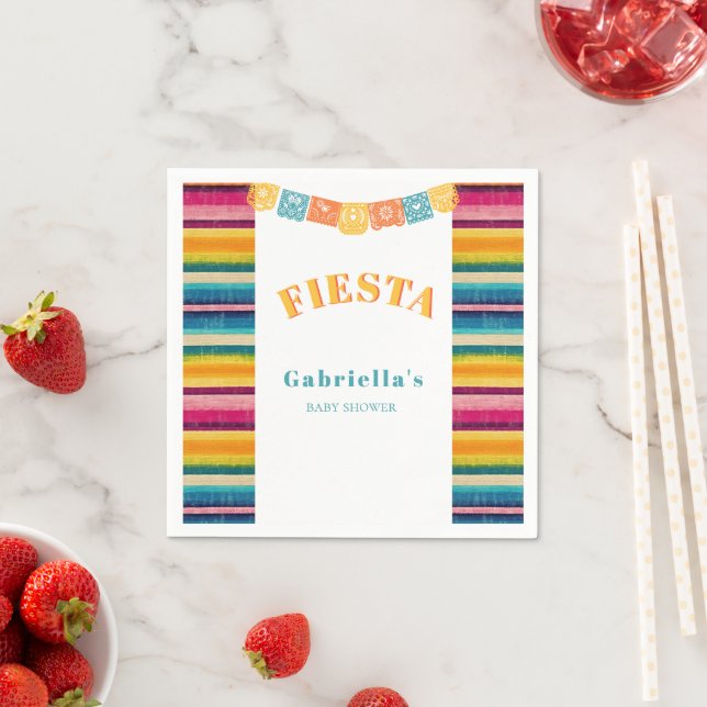 Guardanapo De Papel Chá de fraldas mexicano Fiesta Papel Picado (Insitu)