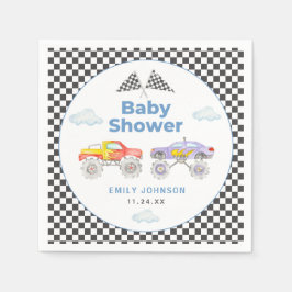 Guardanapo De Papel Chá de fraldas Monster Truck Boy