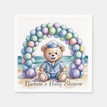 Chá de fraldas Náutico de Bear Beach Boy