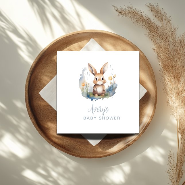 Guardanapo De Papel Chá de fraldas Neutro de Sexo Bunny (Criador carregado)