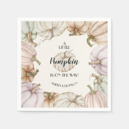 Guardanapo De Papel Chá de fraldas neutro Pastel Pumpkins