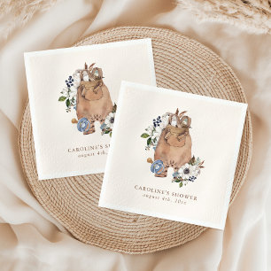 Guardanapo De Papel Chá de fraldas Nursery Neutral Boho