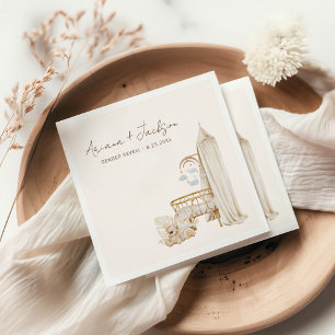 Guardanapo De Papel Chá de fraldas Nursery Neutral Boho