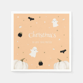 Guardanapo De Papel Chá de fraldas Orange Halloween