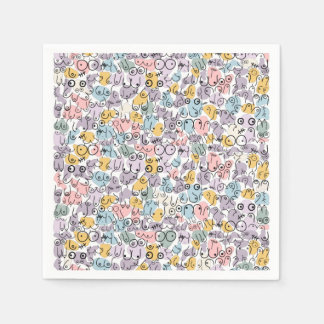 Guardanapo De Papel chá de fraldas pastel