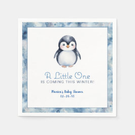 Guardanapo De Papel Chá de fraldas Penguin de inverno Napkins