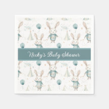 Chá de fraldas Personalizado do Baby Bunny