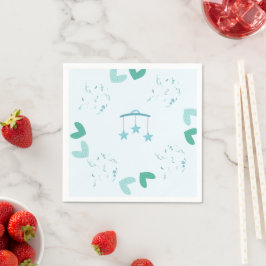 Guardanapo De Papel Chá de fraldas personalizado Napkins