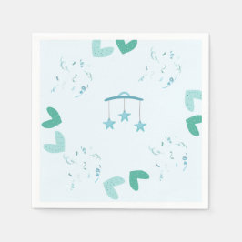 Guardanapo De Papel Chá de fraldas personalizado Napkins