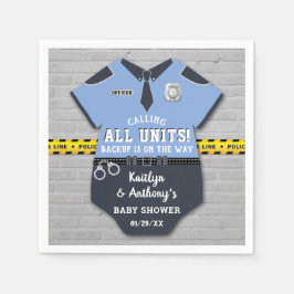 Guardanapo De Papel Chá de fraldas policial