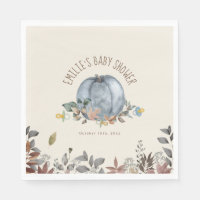 Chá de fraldas Pumpkins Pacifier Fall Boy