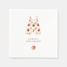 Guardanapo De Papel chá de fraldas Romper da Apple da Aquarela Aguda
