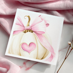 Guardanapo De Papel Chá de fraldas Rosa Coquette Pumpkin