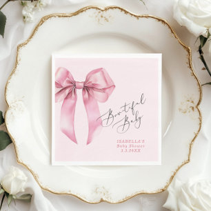 Guardanapo De Papel Chá de fraldas Rosa-Rosa Bela