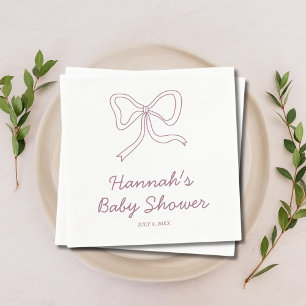 Guardanapo De Papel Chá de fraldas Roxo Personalizado Napkins