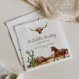 Guardanapo De Papel Chá de fraldas Russo de Cowboy Ocidental