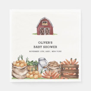 Guardanapo De Papel Chá de fraldas Rustic Country Localmente Cultivado