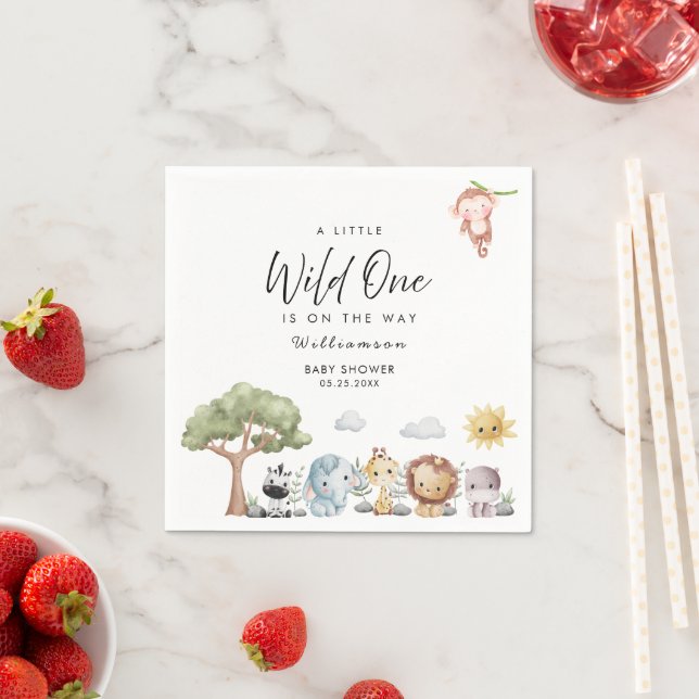 Guardanapo De Papel Chá de fraldas Safari Selgle (Insitu)